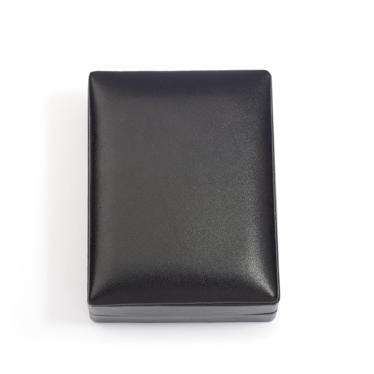 Black Leather Earring Box (7×9×3 cm)