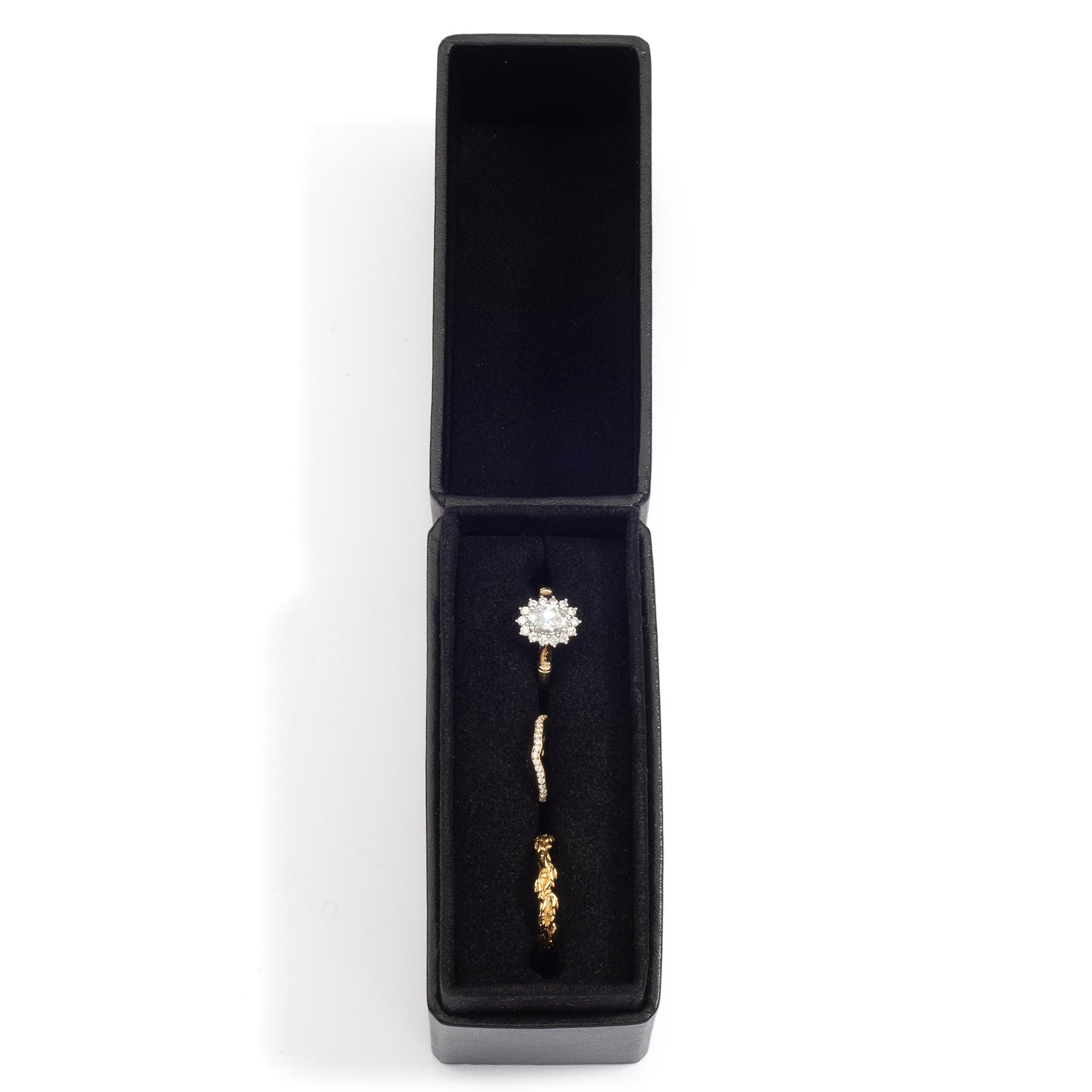 Black Upright Bangle Box