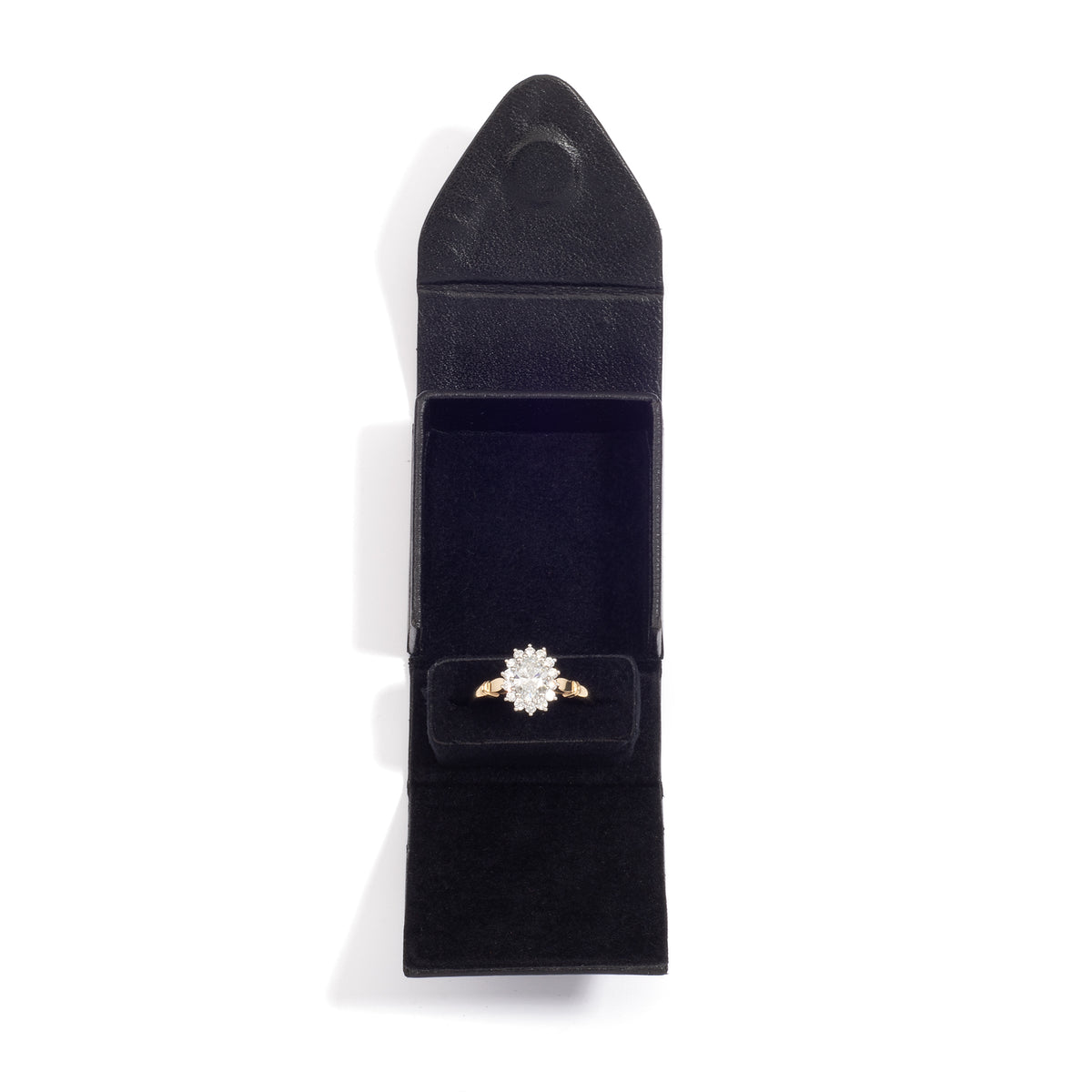 Black Envelope Ring Box