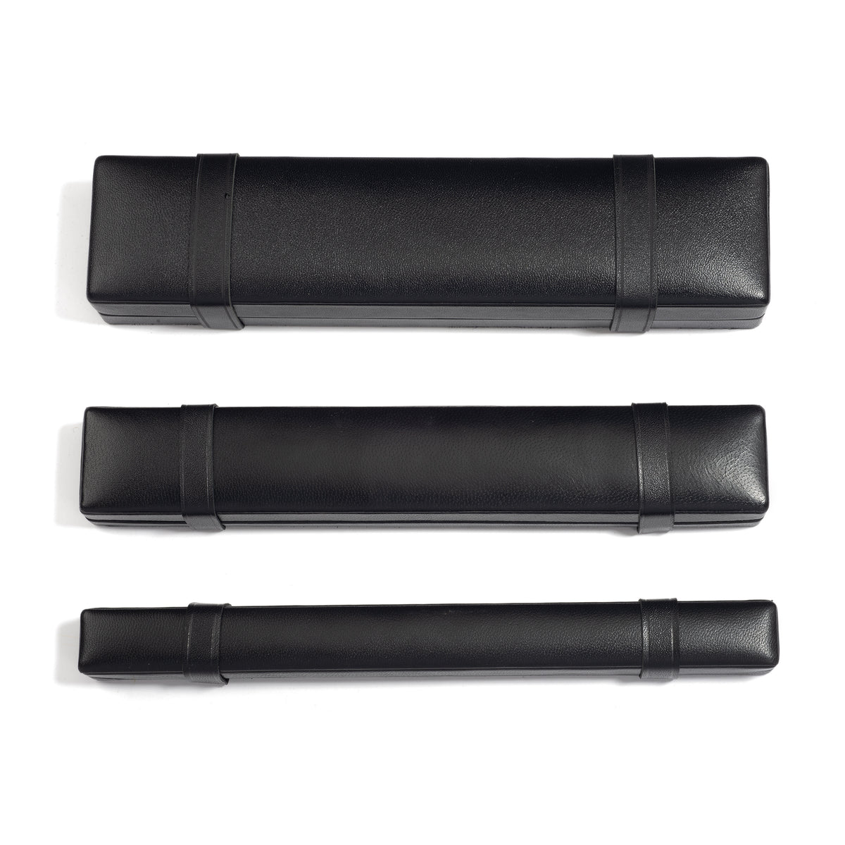 Black Leather Bracelet Box