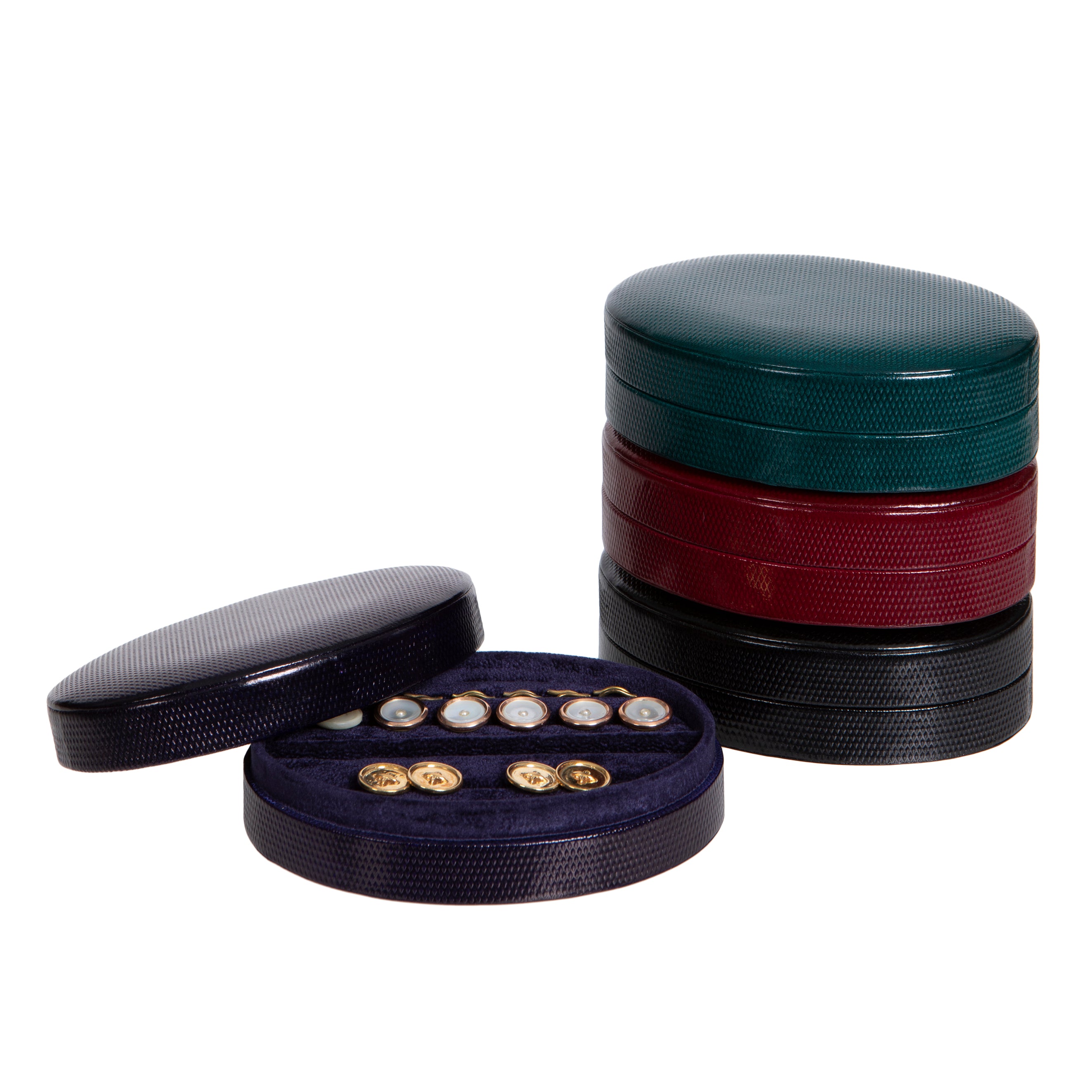 Oval Dress Set Box - Cufflinks & Studs