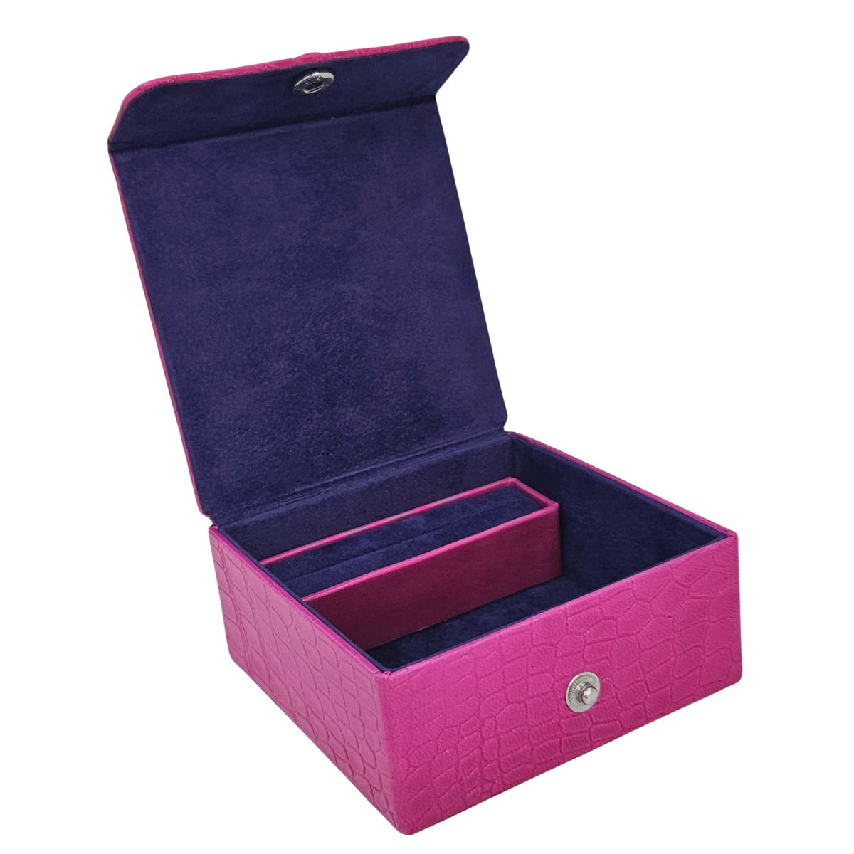 Square Box with Stud Closure