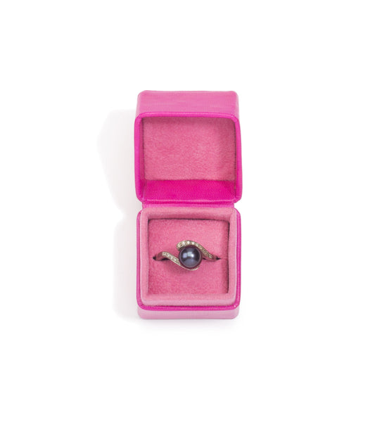Fuchsia Smartie Box Large – Fixed Single Ring Insert - Pack of 10