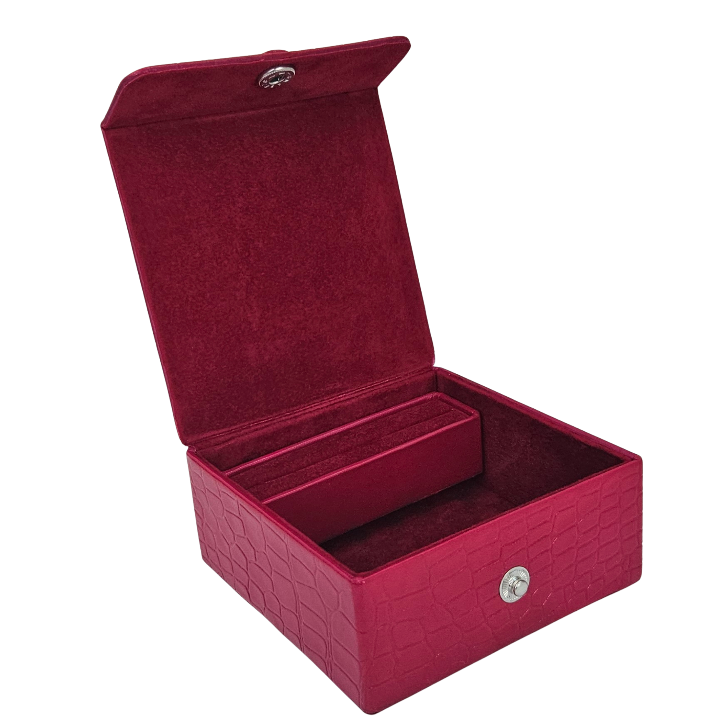 Square Box with Stud Closure