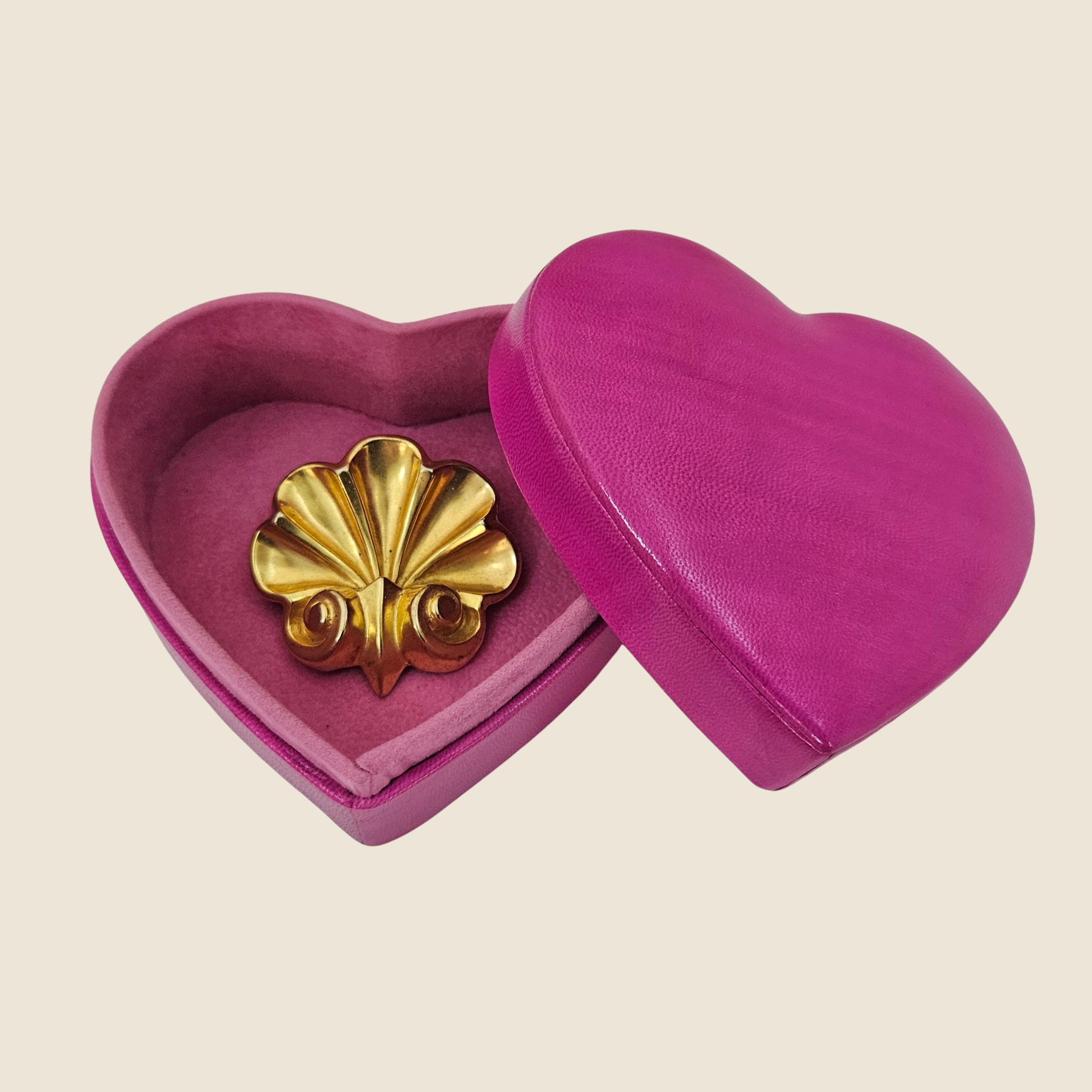 Handmade Heart-Shaped Jewellery Trinket Boxes