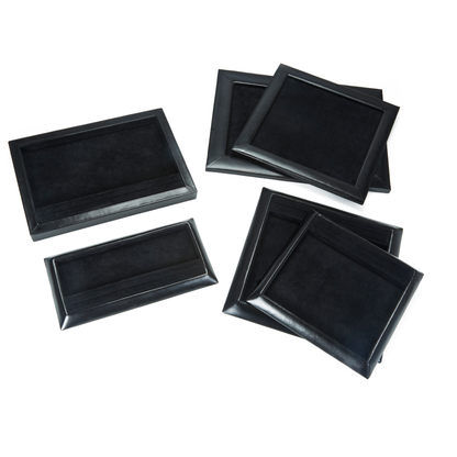 Black Square Anglo Style Display Tray - Pack of 1