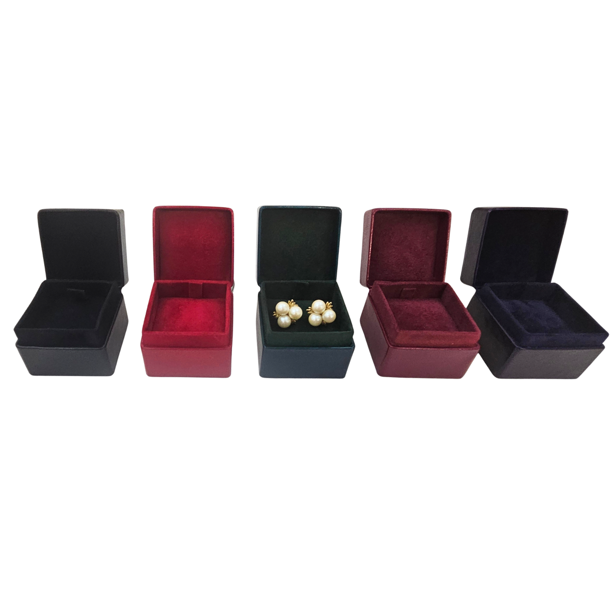 Mixed Classic Colours Ring Box Pack (5x5x4 cm) - PACK OF 5