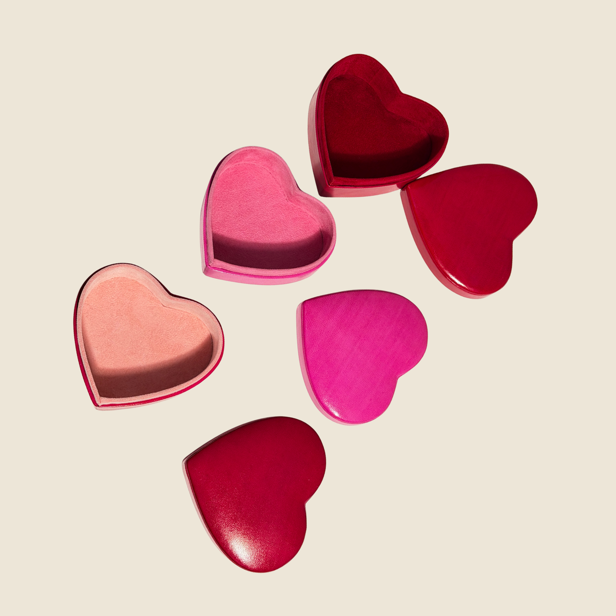 Heart-Shaped Ring Boxes for Proposals, Weddings & Gifts