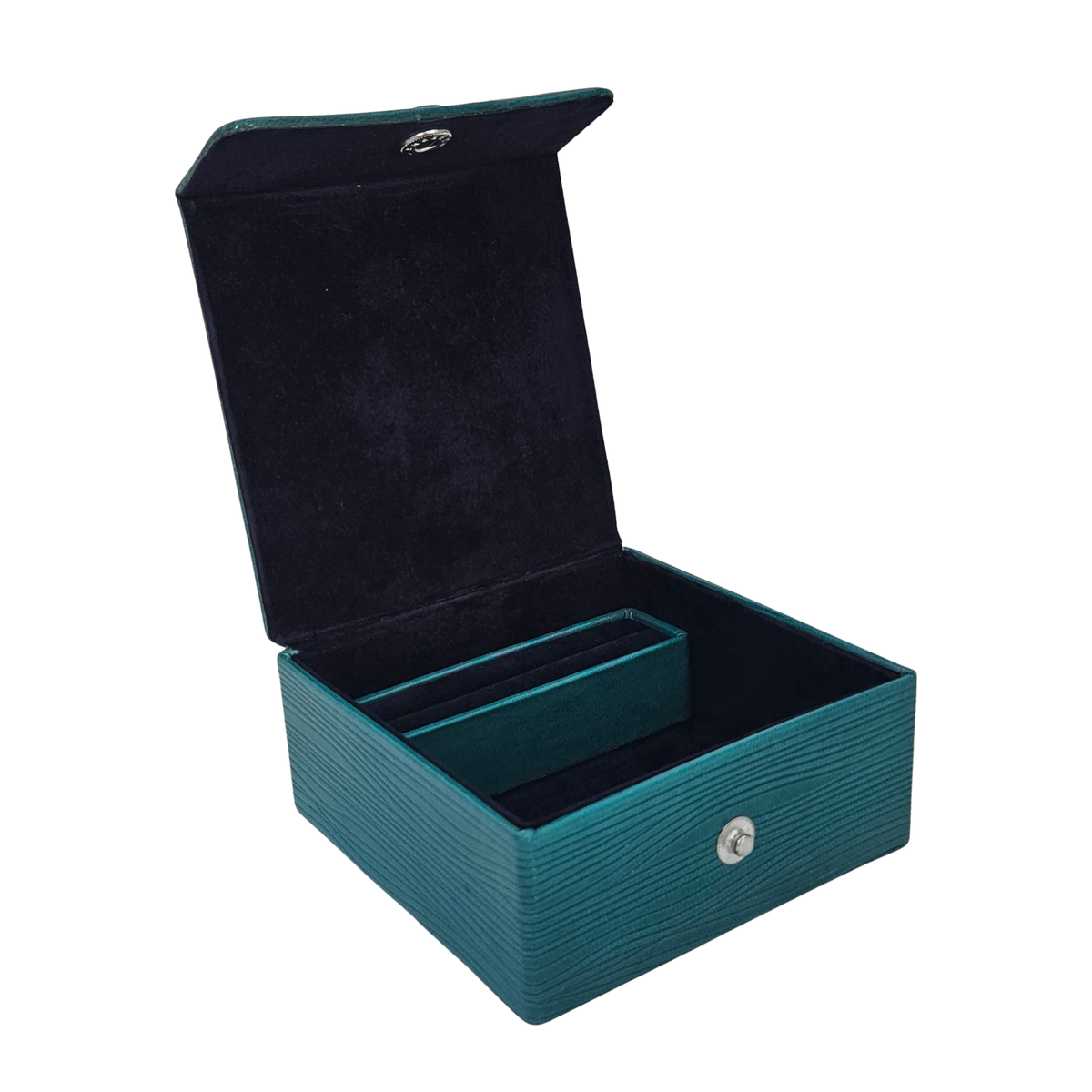 Square Box with Stud Closure