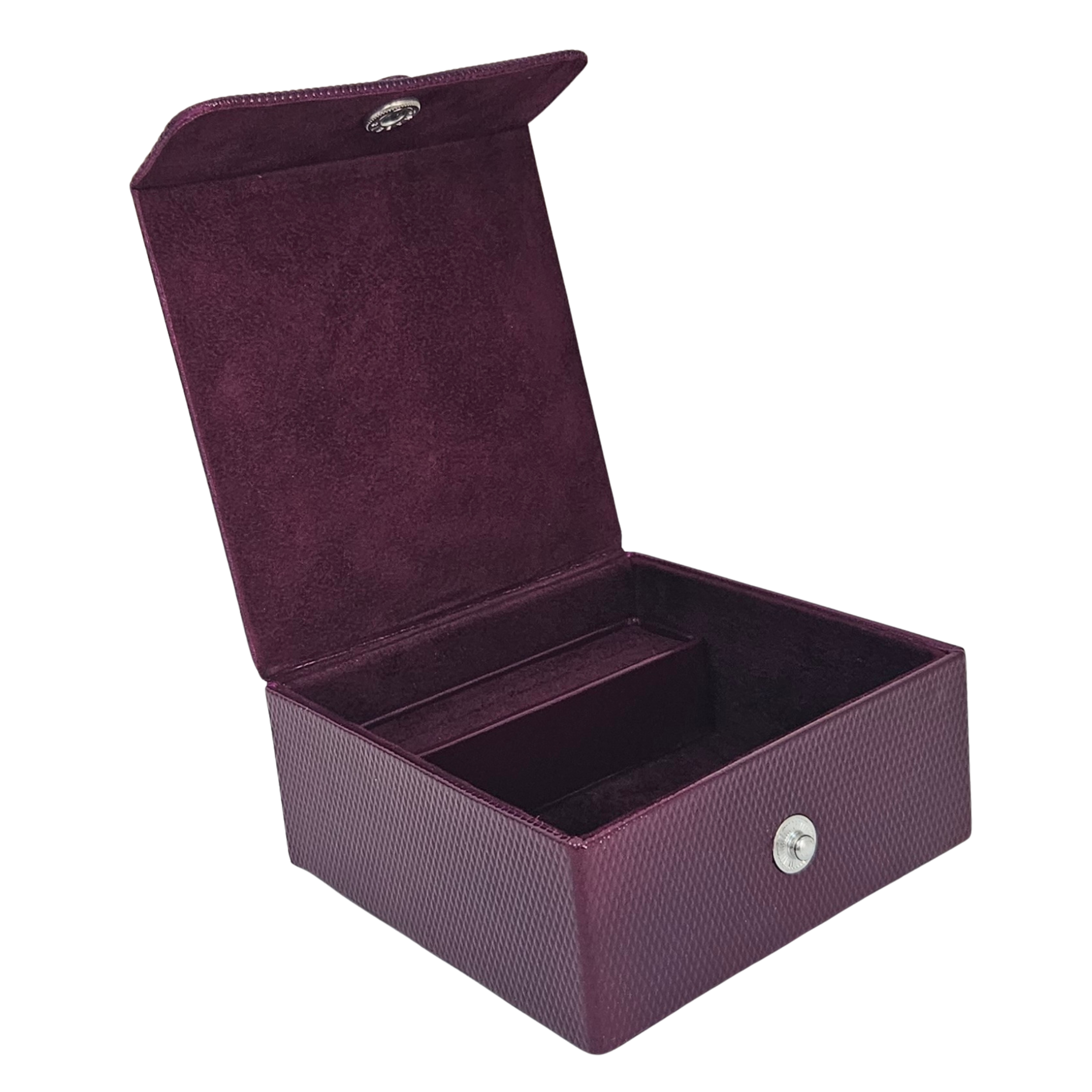 Square Box with Stud Closure