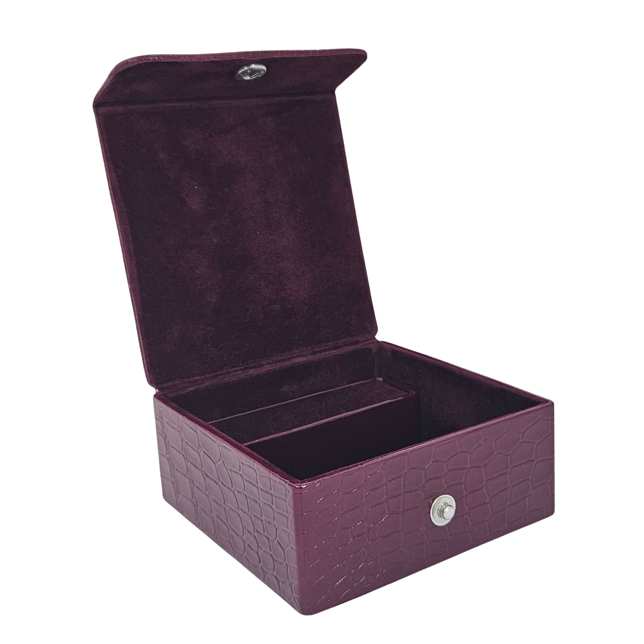Square Box with Stud Closure
