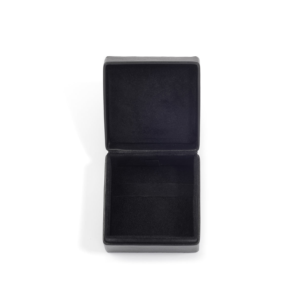 Black Leather Universal Box 7 -  (7×7×4 cm)