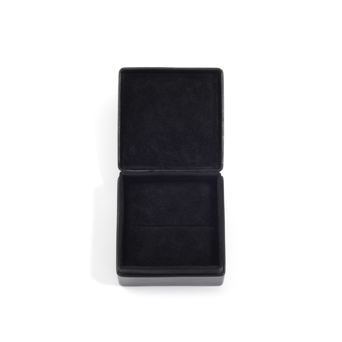 Black Leather Universal Box 7 -  (7×7×4 cm)