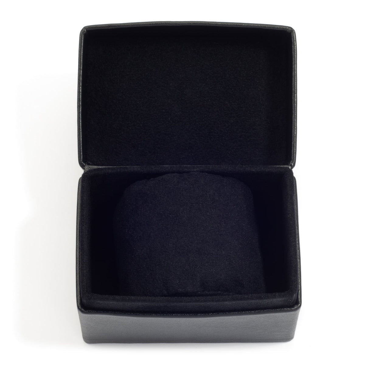 Black Cuff Box – Oval Wedge Pillow