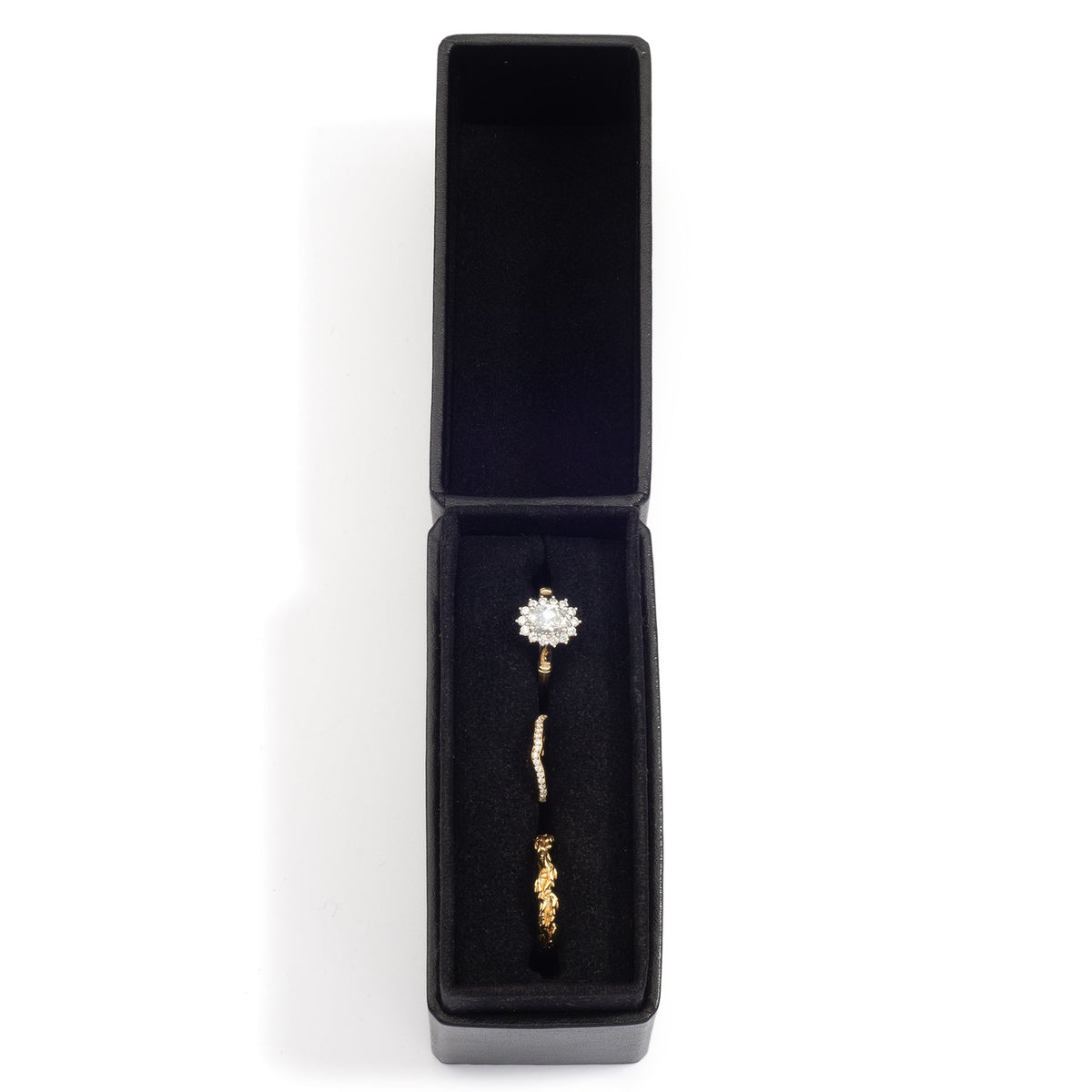 Black Upright Bangle Box