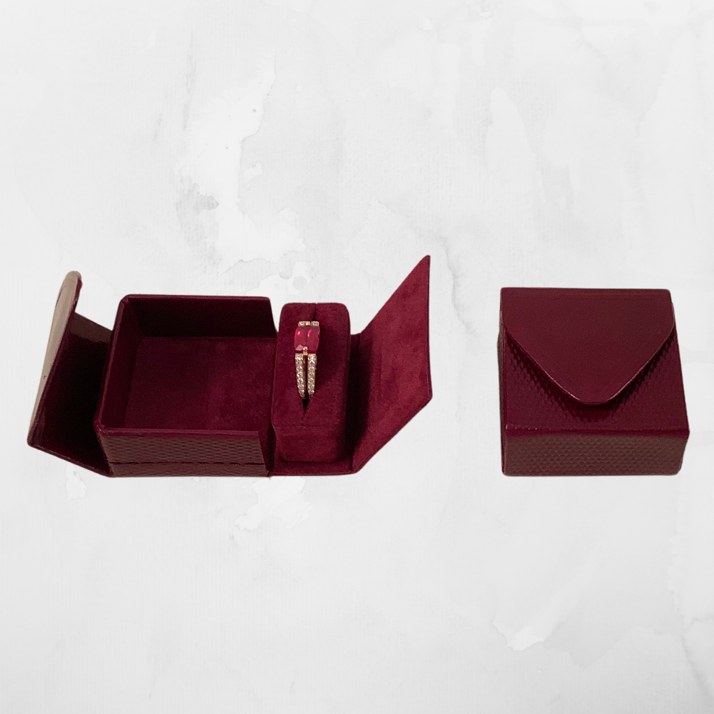 Envelope Engagement Ring Boxes- Diamond Design - PACK OF 10