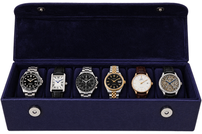 Gentleman’s Watch Box – 6 Watch Storage - Classic Colours