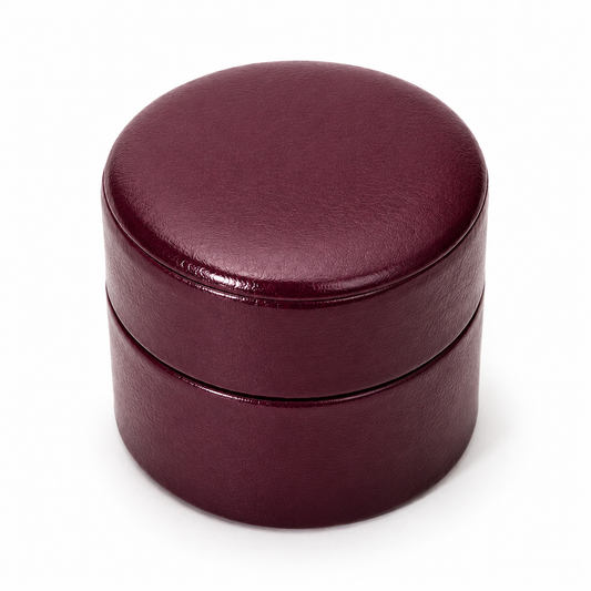 Blackberry Round Ring Boxes (4.5 x4 cm)