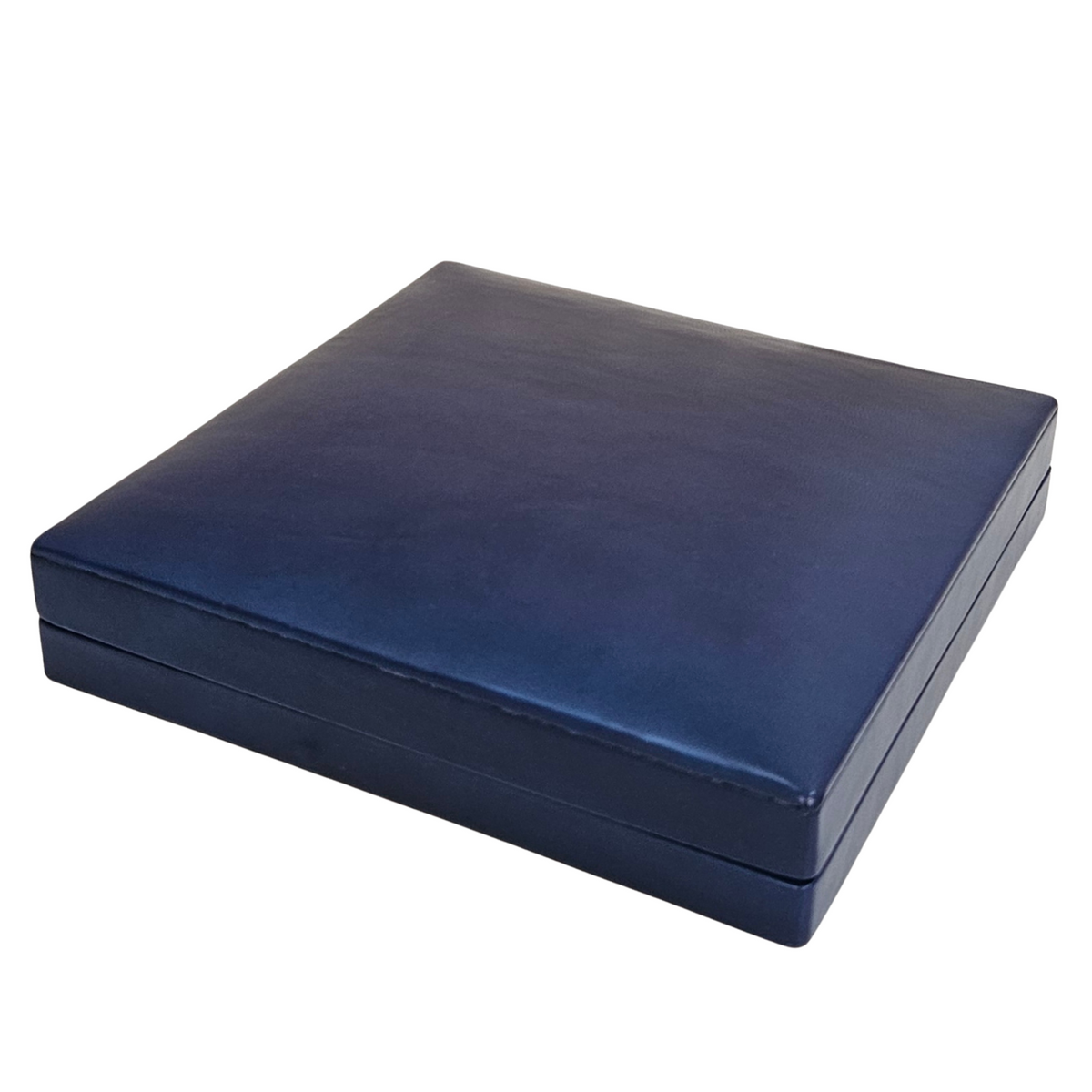 Dark Blue Necklace Box lined Elephant Grey – Fixed 2 stud strap pad - Limited Edition