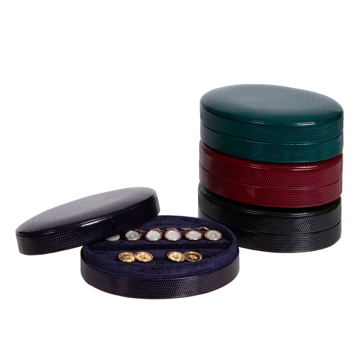 Oval Dress Set Box - Cufflinks & Studs