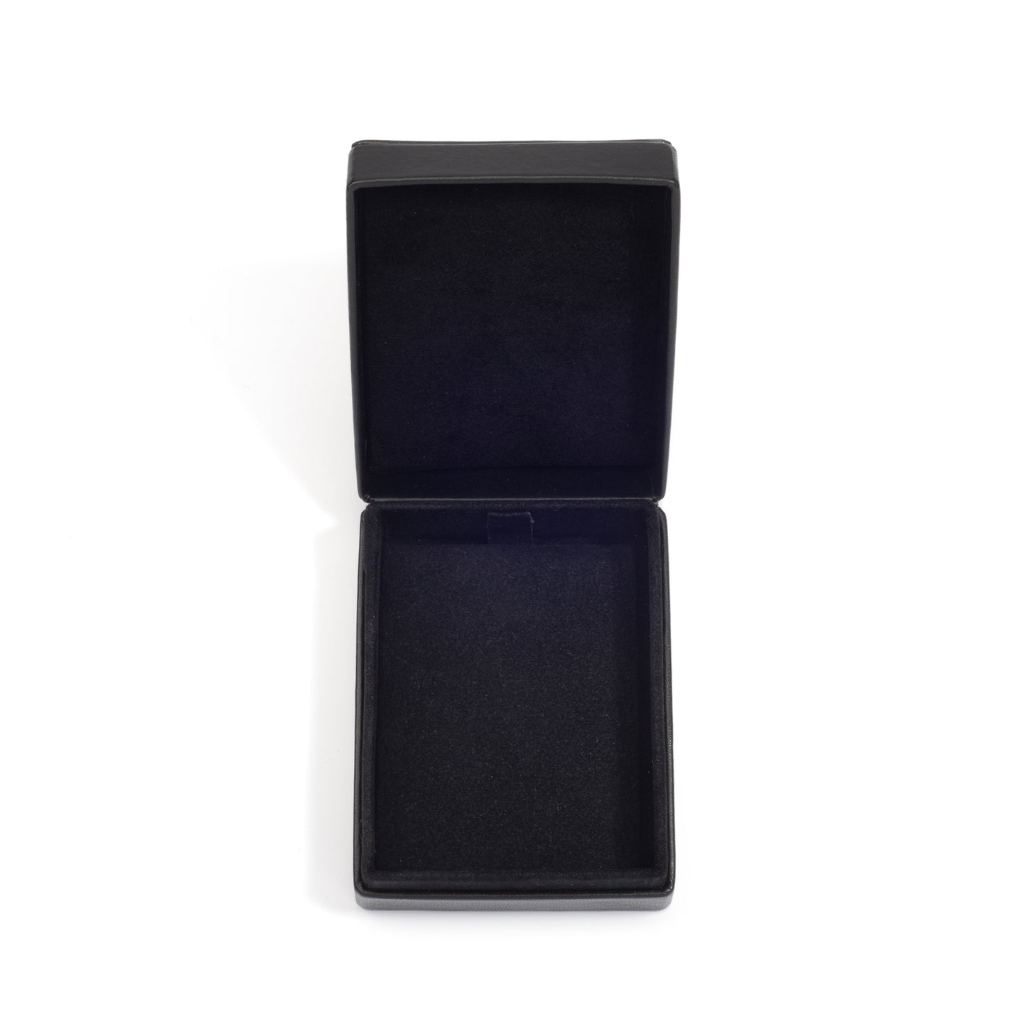 Black Leather Earring Box  (7×9×3 cm) - Pack of 5