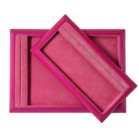 Fuchsia Rectangular Anglo Style Display Tray - Pack of 1