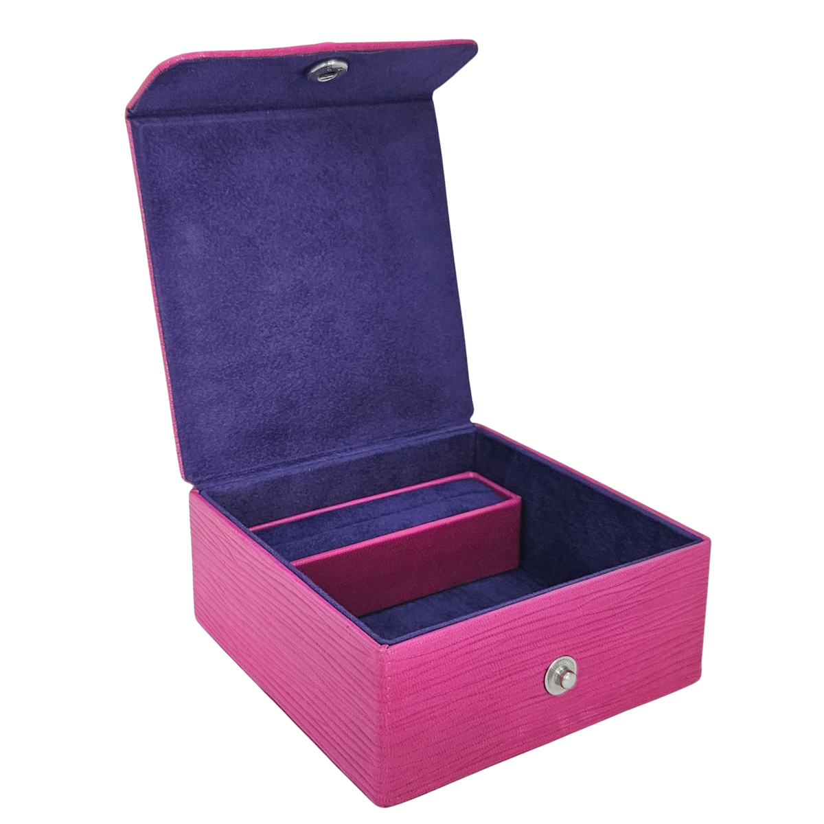 Square Box with Stud Closure