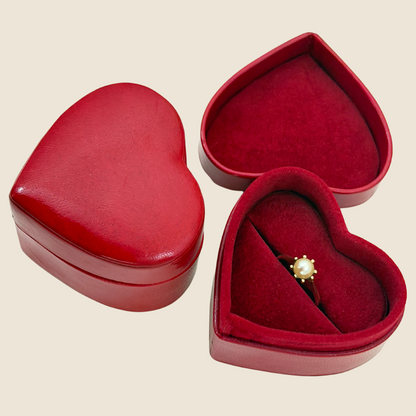 Heart-Shaped Ring Boxes for Proposals, Weddings & Gifts