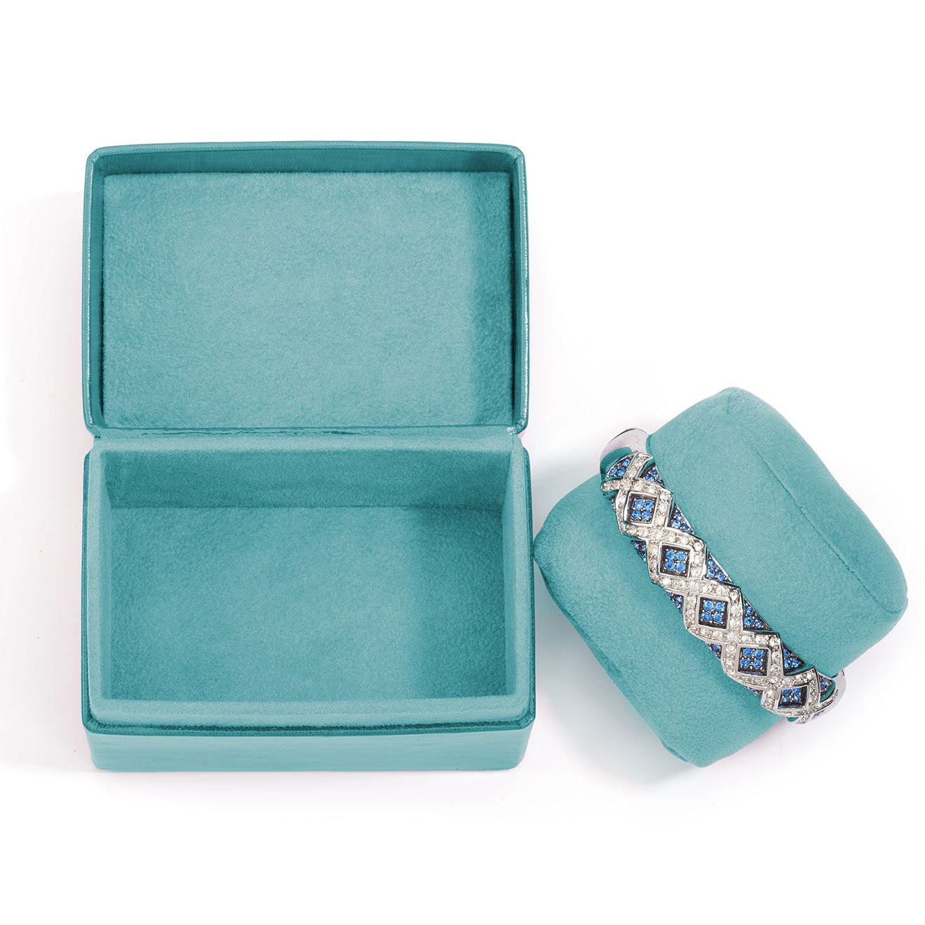 Aqua Cuff Box – Oval Wedge Pillow - PACK OF 5