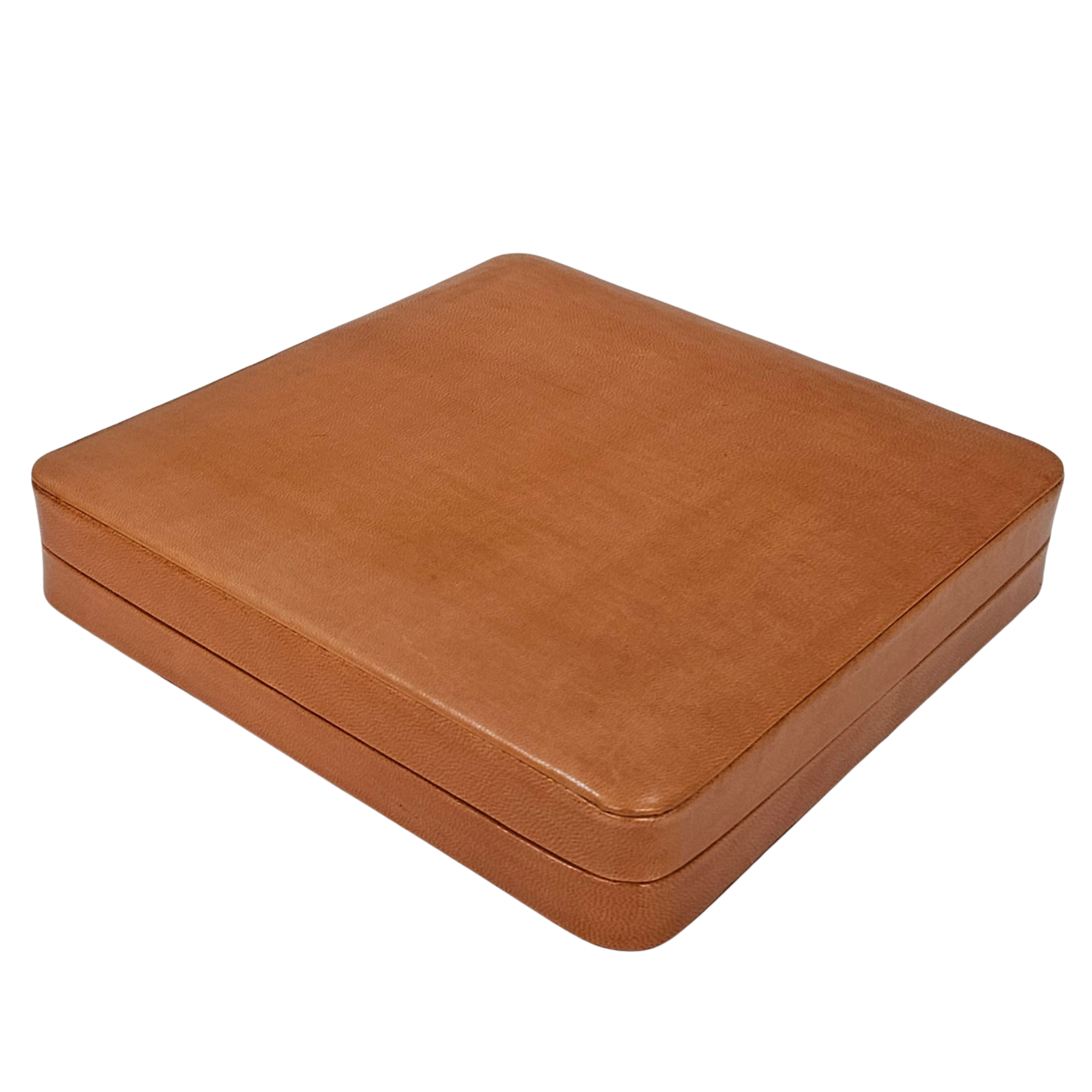 Tan Necklace Box lined Brown – Fixed 2 stud strap pad - Limited Edition