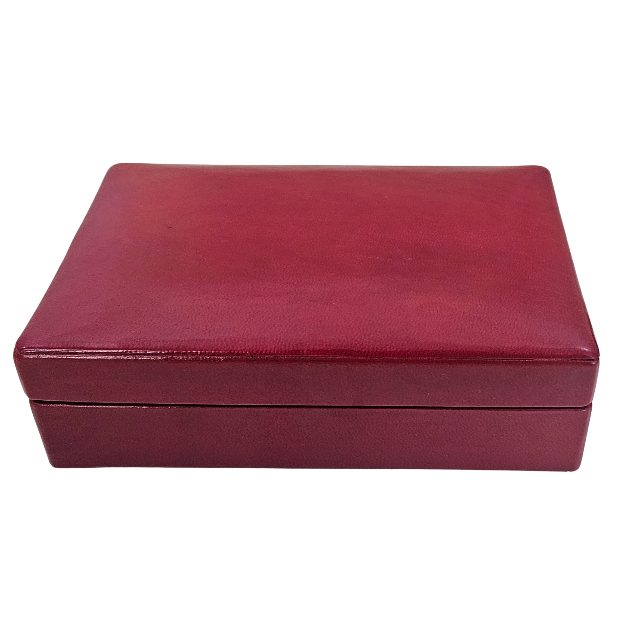 Collector Box for Rings & Cufflinks | Red lined Salmon Pink | Limited Edition