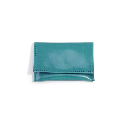 Aqua Leather Pouch with Pocket Divider - Small & Medium - Pack of 5