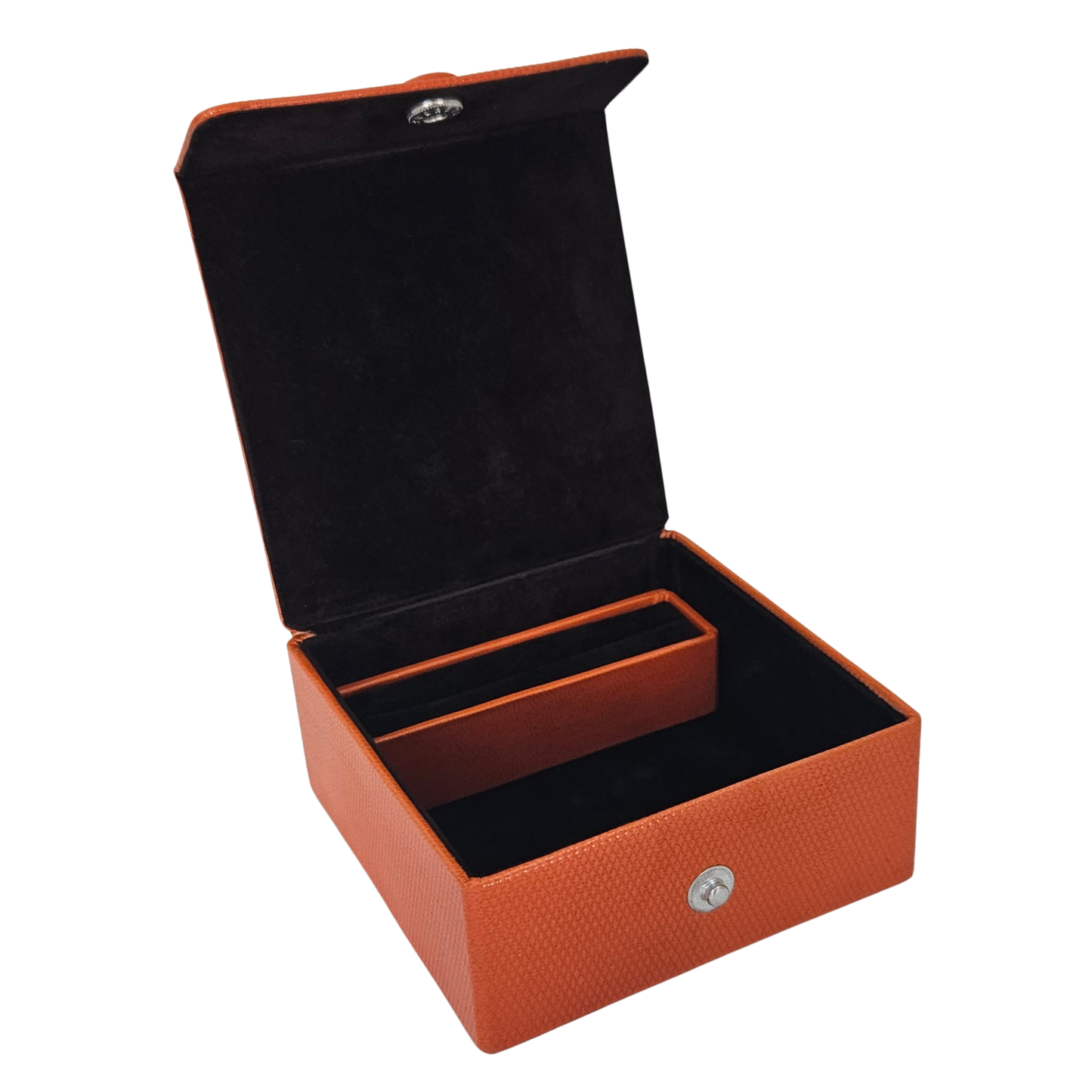 Square Box with Stud Closure