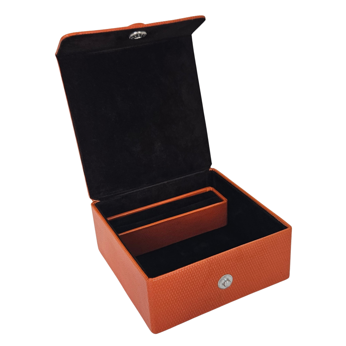 Square Box with Stud Closure