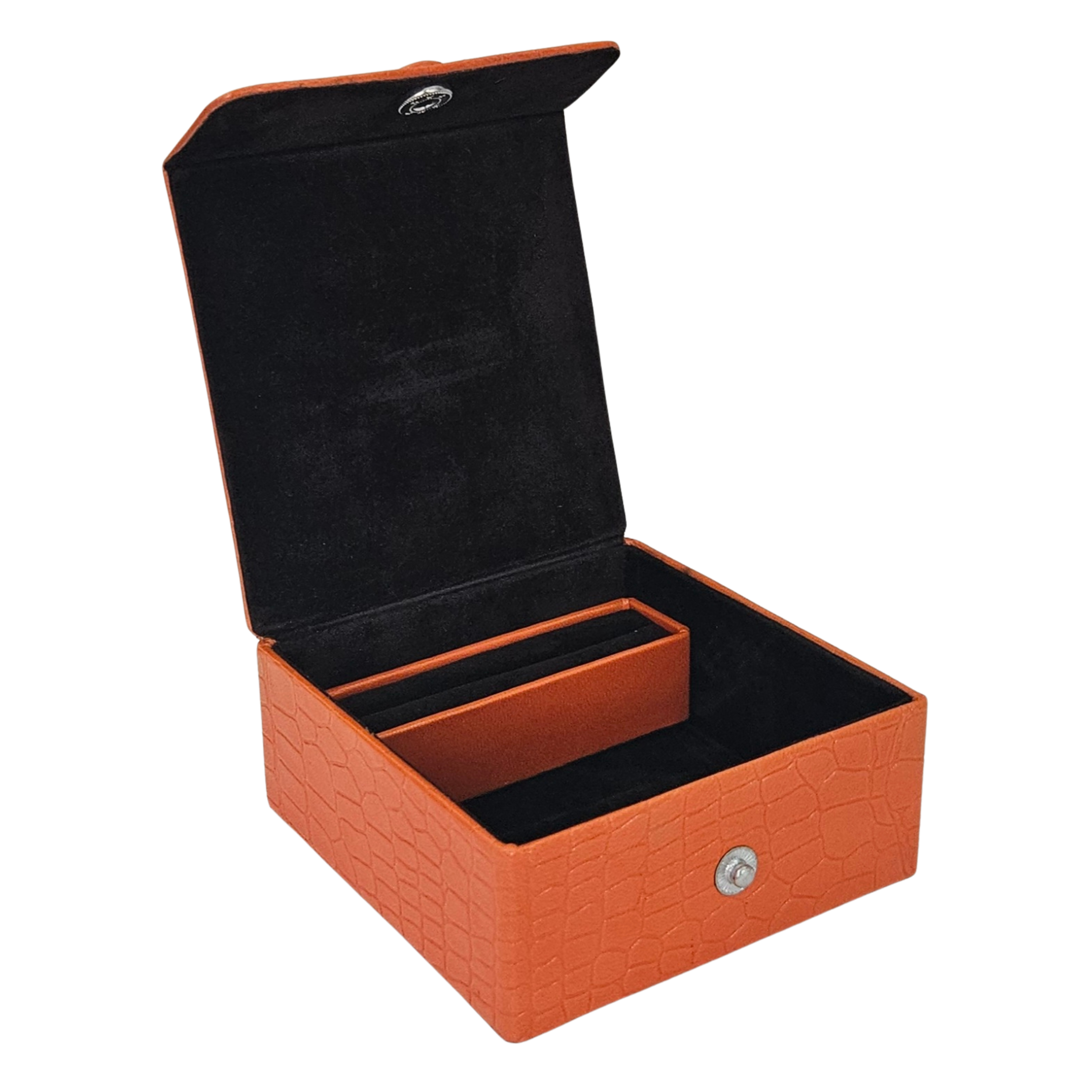 Square Box with Stud Closure