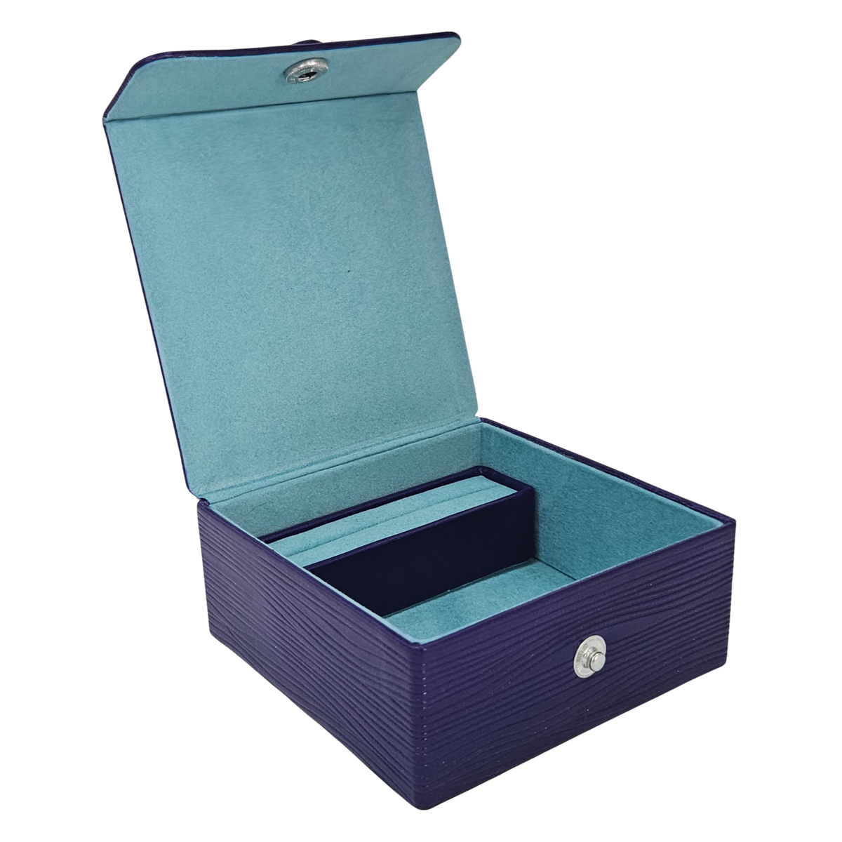 Square Box with Stud Closure