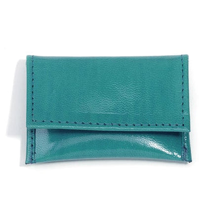 Aqua Leather Pouch with Pocket Divider - Small or Medium - PACK OF 5