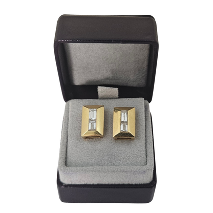 Smartie Box (3.5x3.5x2.5 cm) - Deep Purple lined Silver Grey