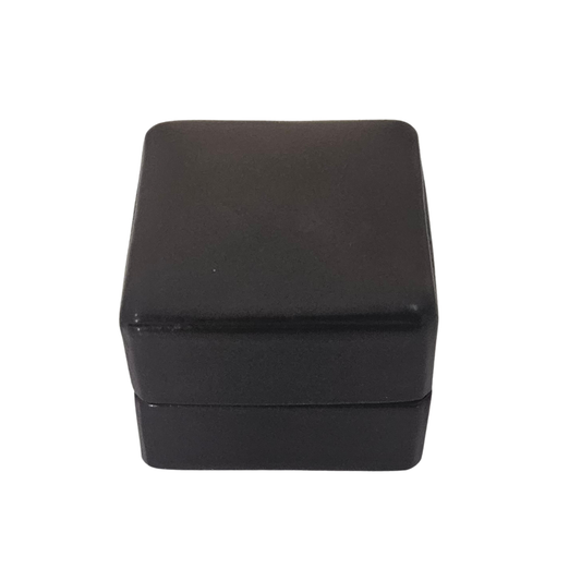 Smartie Box (3.5x3.5x2.5 cm) - Deep Purple lined Silver Grey