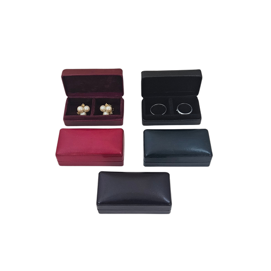 Mixed Classic Colours Wedding Ring Boxes (Pack of 5)