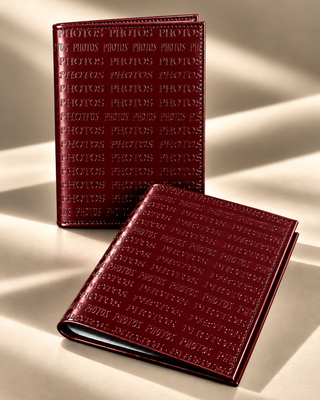 Handmade Leather Photo Album – 24 Photos, 10 × 15 cm
