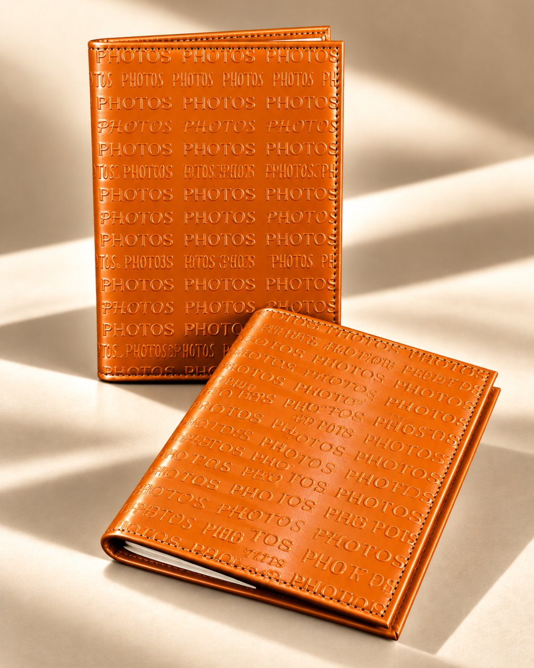Handmade Leather Photo Album – 24 Photos, 10 × 15 cm