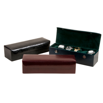Gentleman’s Watch Box – 6 Watch Storage - Classic Colours