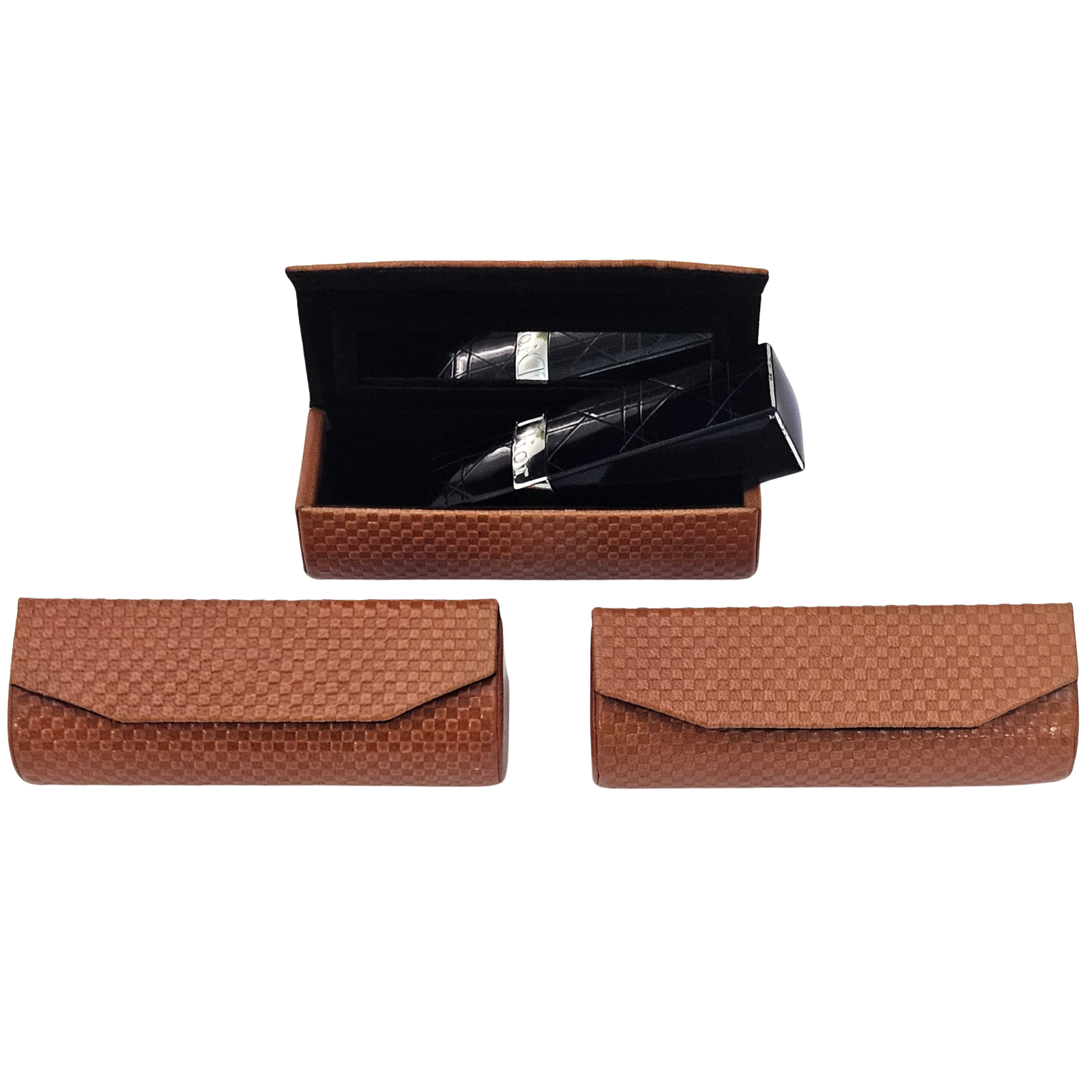 Handmade Leather Lipstick Case with Mirror