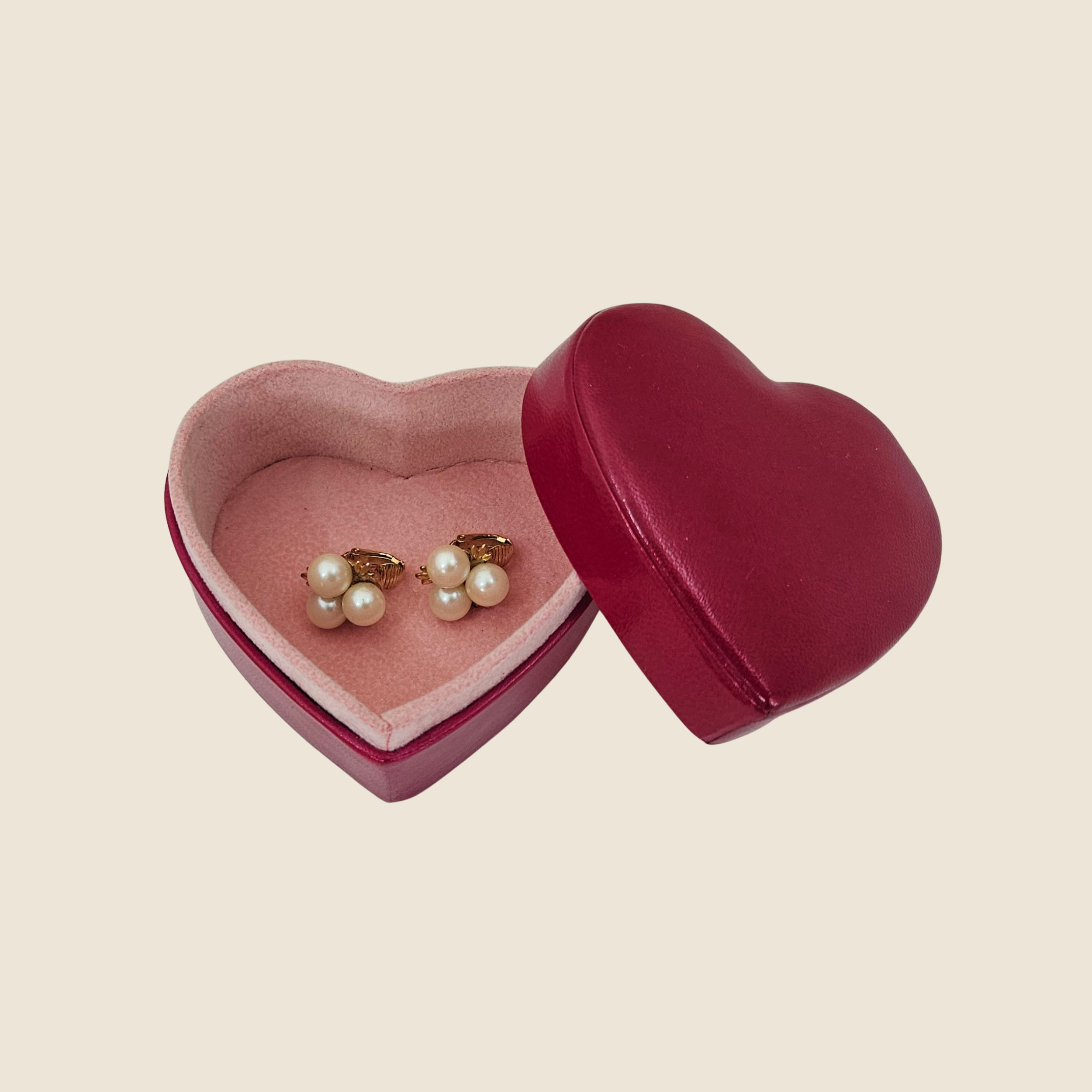 Handmade Heart-Shaped Jewellery Trinket Boxes