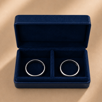 Mixed Classic Colours Wedding Ring Boxes - PACK OF 5