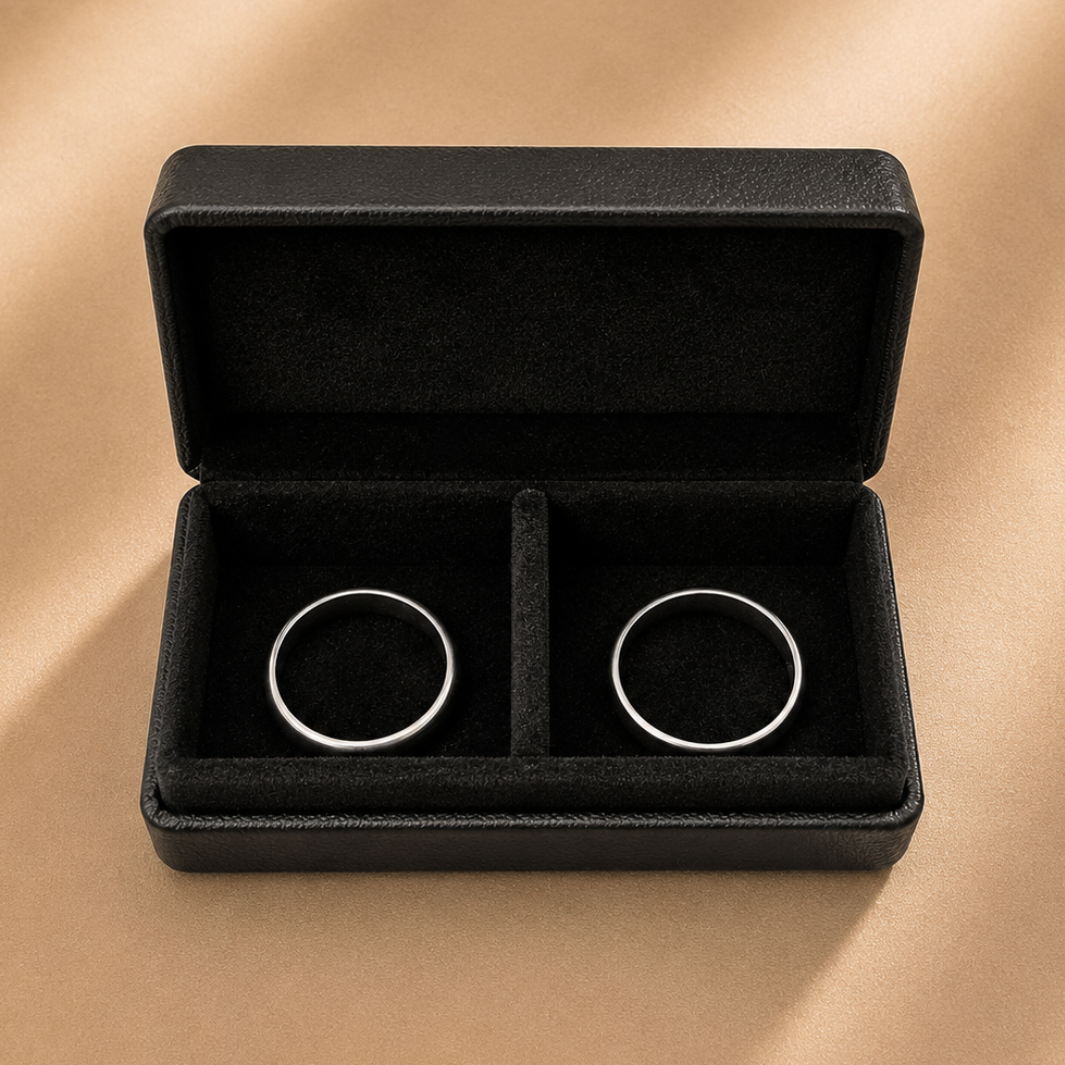 Mixed Classic Colours Wedding Ring Boxes - PACK OF 5